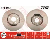 Тормозной диск TRW DF6015S DF6015S TRW - купить в магазине запчастей по Украине