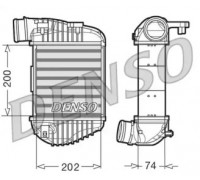 Интеркулер DENSO DIT02023 DIT02023 DENSO - купить в магазине запчастей по Украине
