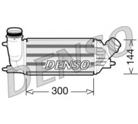 Интеркулер DENSO DIT07001 DIT07001 DENSO - купить в магазине запчастей по Украине