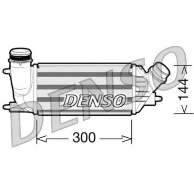 Интеркулер DIT07001 DENSO - купить в магазине запчастей по Украине