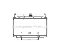 Радиатор, охлаждение двигателя AVA QUALITY COOLING DN2215 DN2215 AVA QUALITY COOLING - купить в магазине запчастей по Украине