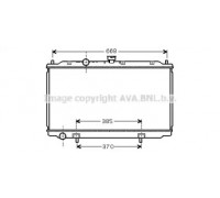 Радиатор, охлаждение двигателя AVA QUALITY COOLING DN2221 DN2221 AVA QUALITY COOLING - купить в магазине запчастей по Украине