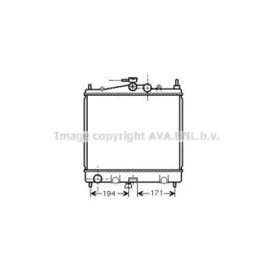 Радиатор, охлаждение двигателя DN2247 AVA QUALITY COOLING - купить в магазине запчастей по Украине