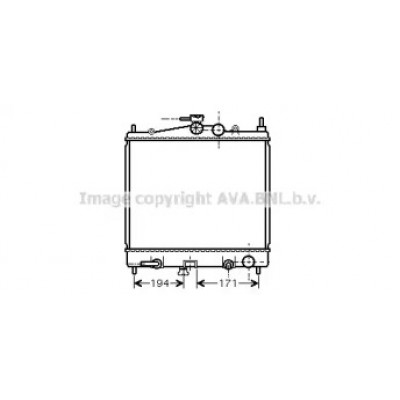 Радиатор, охлаждение двигателя DN2248 AVA QUALITY COOLING - купить в магазине запчастей по Украине