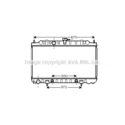 Радиатор, охлаждение двигателя DN2289 AVA QUALITY COOLING - купить в магазине запчастей по Украине