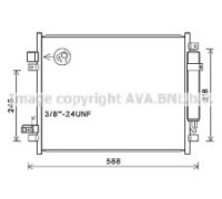 Конденсатор, кондиционер AVA QUALITY COOLING DN5428D DN5428D AVA QUALITY COOLING - купить в магазине запчастей по Украине