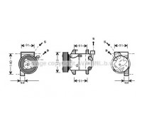 DNK005 AVA QUALITY COOLING - купить в магазине запчастей по Украине