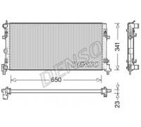 Радиатор, охлаждение двигателя DENSO DRM02015 DRM02015 DENSO - купить в магазине запчастей по Украине