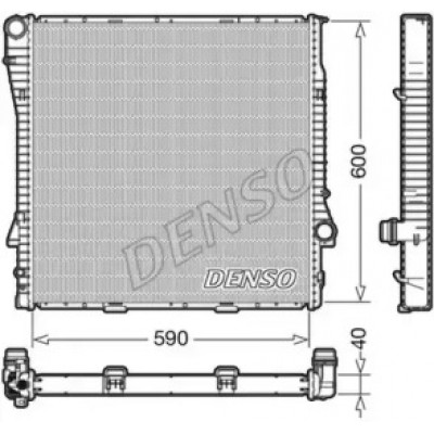 Радиатор, охлаждение двигателя DRM05112 DENSO - купить в магазине запчастей по Украине