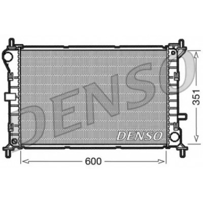 Радиатор, охлаждение двигателя DRM10051 DENSO - купить в магазине запчастей по Украине
