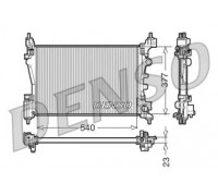 Радиатор, охлаждение двигателя DENSO DRM20095 DRM20095 DENSO - купить в магазине запчастей по Украине