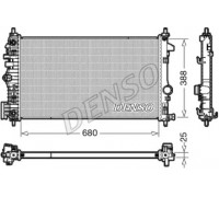 Радиатор, охлаждение двигателя DENSO DRM20108 DRM20108 DENSO - купить в магазине запчастей по Украине
