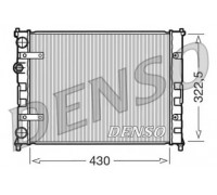 Радиатор, охлаждение двигателя DENSO DRM26007 DRM26007 DENSO - купить в магазине запчастей по Украине