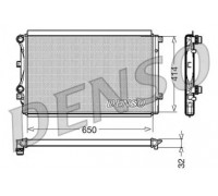 Радиатор, охлаждение двигателя DENSO DRM32015 DRM32015 DENSO - купить в магазине запчастей по Украине