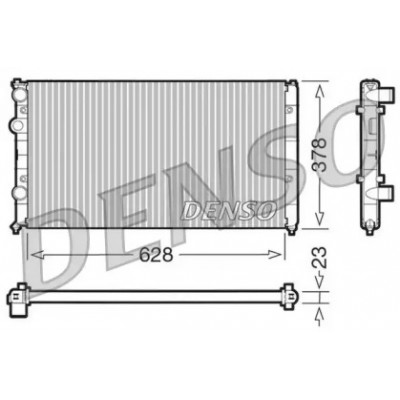 Радиатор, охлаждение двигателя DRM32035 DENSO - купить в магазине запчастей по Украине
