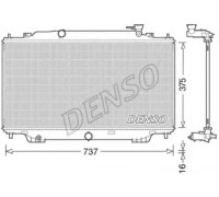 Радиатор, охлаждение двигателя DENSO DRM44042 DRM44042 DENSO - купить в магазине запчастей по Украине