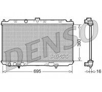 Радиатор, охлаждение двигателя DENSO DRM46025 DRM46025 DENSO - купить в магазине запчастей по Украине
