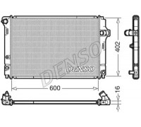 Радиатор, охлаждение двигателя DENSO DRM50089 DRM50089 DENSO - купить в магазине запчастей по Украине