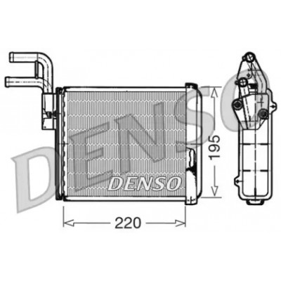 Теплообменник, отопление салона DRR09032 DENSO - купить в магазине запчастей по Украине