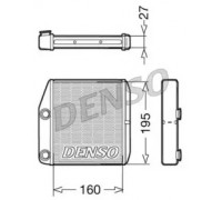 Теплообменник, отопление салона DENSO DRR09075 DRR09075 DENSO - купить в магазине запчастей по Украине