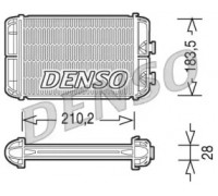 Теплообменник, отопление салона DENSO DRR20004 DRR20004 DENSO - купить в магазине запчастей по Украине