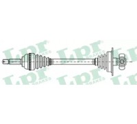 Приводной вал LPR DS52206 DS52206 LPR - купить в магазине запчастей по Украине