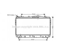 DW2073 AVA QUALITY COOLING - купить в магазине запчастей по Украине