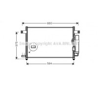 DW5049D AVA QUALITY COOLING - купити в магазині запчастин по Україні