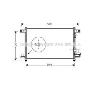 Конденсатор, кондиционер AVA QUALITY COOLING DW5061D DW5061D AVA QUALITY COOLING - купить в магазине запчастей по Украине