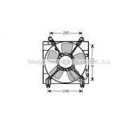 DW7509 AVA QUALITY COOLING - купить в магазине запчастей по Украине