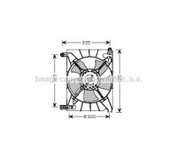 Вентилятор, охлаждение двигателя AVA QUALITY COOLING DW7511 DW7511 AVA QUALITY COOLING - купить в магазине запчастей по Украине