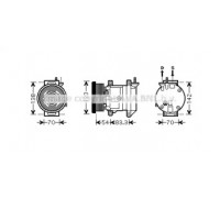 DWK071 AVA QUALITY COOLING - купить в магазине запчастей по Украине