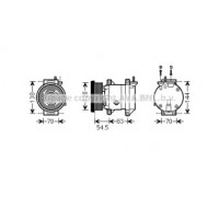 DWK091 AVA QUALITY COOLING - купить в магазине запчастей по Украине