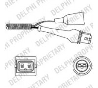 Лямбда-зонд DELPHI ES10242-12B1 ES1024212B1 DELPHI - купить в магазине запчастей по Украине