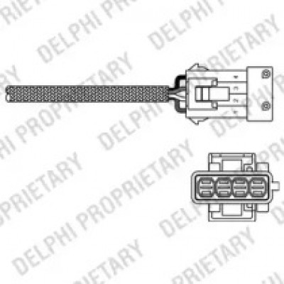 Лямбда-зонд ES1079712B1 DELPHI - купить в магазине запчастей по Украине