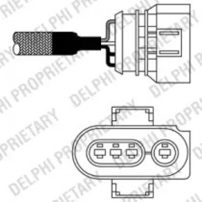Лямбда-зонд ES1098012B1 DELPHI - купить в магазине запчастей по Украине
