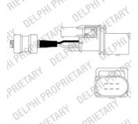 Лямбда-зонд DELPHI ES11014-12B1 ES1101412B1 DELPHI - купить в магазине запчастей по Украине