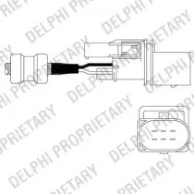 Лямбда-зонд ES1101412B1 DELPHI - купить в магазине запчастей по Украине