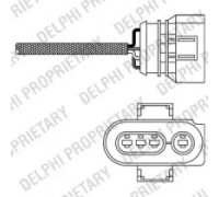 Лямбда-зонд DELPHI ES20256-12B1 ES2025612B1 DELPHI - купить в магазине запчастей по Украине