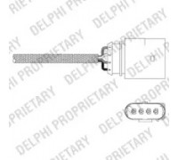 Лямбда-зонд DELPHI ES20343-12B1 ES2034312B1 DELPHI - купити в магазині запчастин по Україні