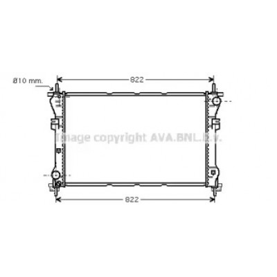 Радиатор, охлаждение двигателя FD2318 AVA QUALITY COOLING - купить в магазине запчастей по Украине