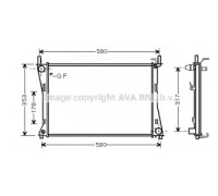 FD2325 AVA QUALITY COOLING - купить в магазине запчастей по Украине