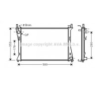 FD2400 AVA QUALITY COOLING - купить в магазине запчастей по Украине