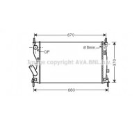 FD2408 AVA QUALITY COOLING - купить в магазине запчастей по Украине