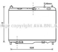 FD2442 AVA QUALITY COOLING - купить в магазине запчастей по Украине