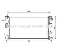 FD2475 AVA QUALITY COOLING - купить в магазине запчастей по Украине