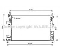 FD2601 AVA QUALITY COOLING - купить в магазине запчастей по Украине