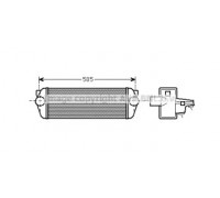 Интеркулер AVA QUALITY COOLING FD4443 FD4443 AVA QUALITY COOLING - купить в магазине запчастей по Украине