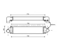 FD4481 AVA QUALITY COOLING - купить в магазине запчастей по Украине