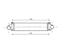Интеркулер AVA QUALITY COOLING FD4494 FD4494 AVA QUALITY COOLING - купить в магазине запчастей по Украине